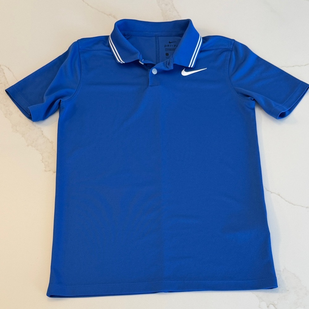 Nike Kids Dri-fit Polo Shirt in Bright Blue